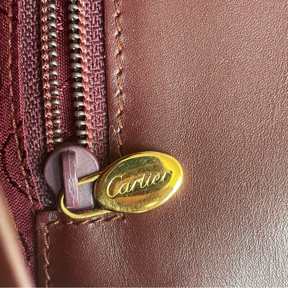 Must de Cartier Calfskin purse on strap - Picture 7 of 14